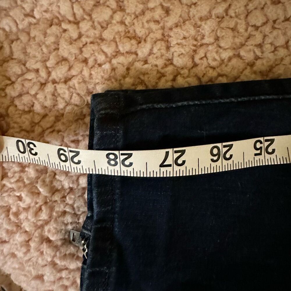 Madewell dark wash skinny skinny zipper ankle jean 25 - Picture 12 of 12